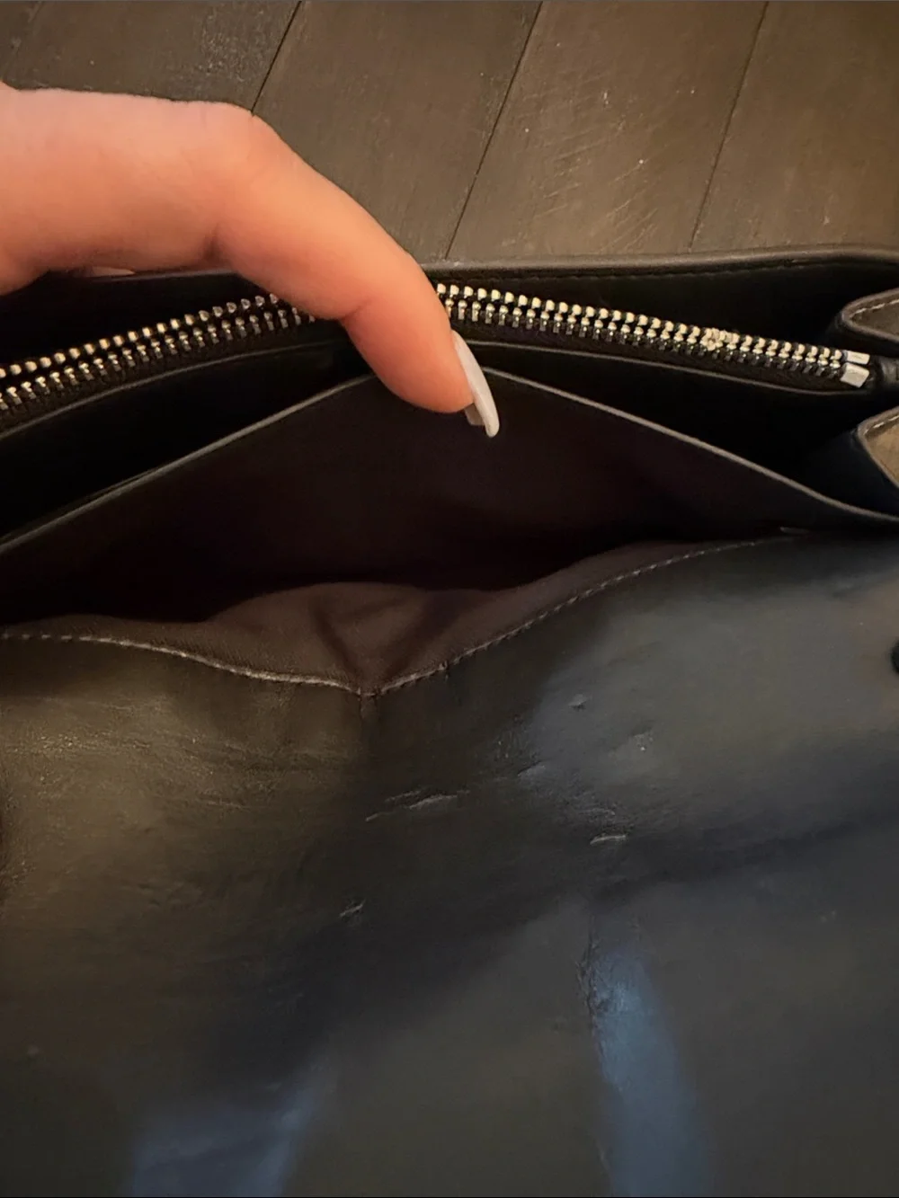 Coach Two-Tone Snake-Print Leather Clutch - Wristlet Gray and Brown